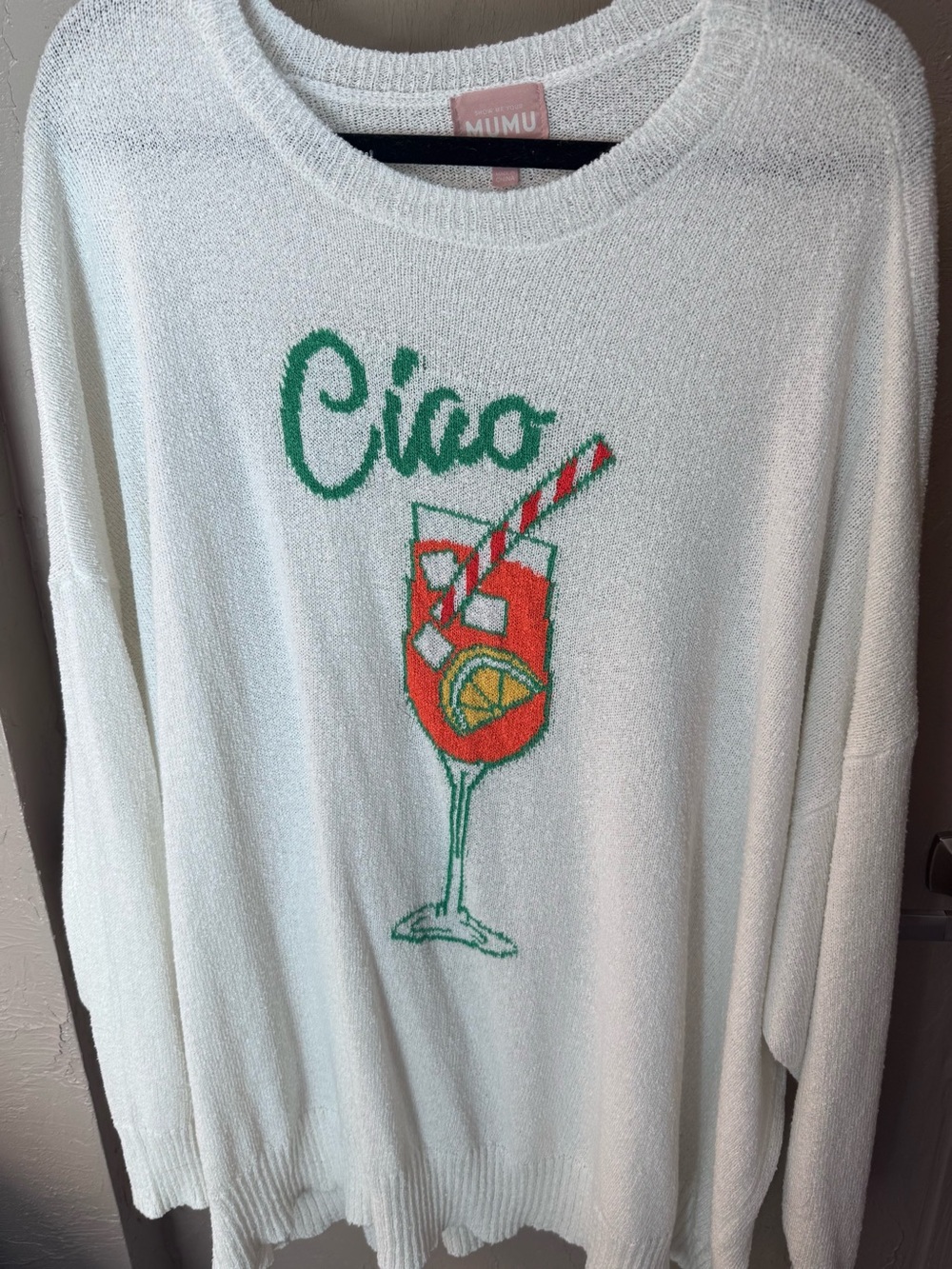 Show Me Your MuMu Woodsy Sweater Ciao Spritz Aperol XXL